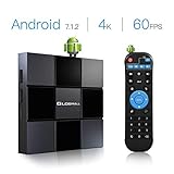 Android Box, Globmall 2018 Model X1 Android TV Box, Android 7.1 TV Box 1GB RAM 8GB ROM Quad Core A53 Processor 64 Bits Support 4K 60fps