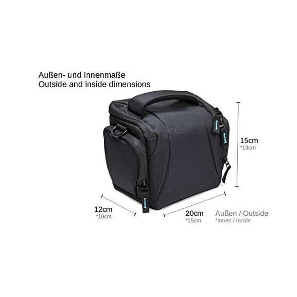 Bodyguard Easy System L Fototasche schwarz für Systemkamera als Systemkameratasche und für Bridgekamera z.b. Nikon… – Bild 4
