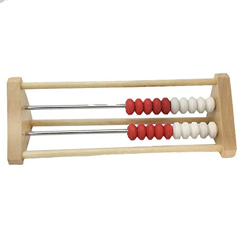 ETA hand2mind 20-Bead Wood Rekenrek, Math Counting Frame (Ages 4+)