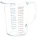 Rubbermaid Commercial 3217CLE Bouncer Measuring Cup, 2qt, Clear