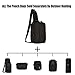 Protector Plus Tactical Military Sling Chest Pack Bag Molle Daypack Laptop Backpack Casual Shoulder Bag Crossbody Duty Gear For Hunting Camping Trekking