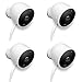 Nest Cam Outdoor HD Security Surveillance Camera w/ 2 Way Audio | NC2100ES (4 Pack)