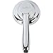 Aqua Elegante Chrome Shower Head - Massage & Mist Handheld Shower Head, 2.5 GPM, 3 Settings, BPA Free, Self-Cleaning Nozzles, Long Lasting