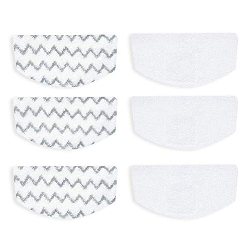 BIHARNT 6 Pack Washable Steam Mop Pads Replacement for Bissell PowerFresh 1940 1806 1544 2075 Series Steam Cleaner