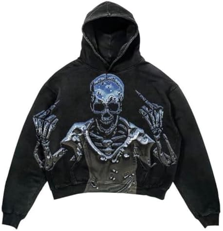Amazon.com: Ponitrack Y2K Hoodie 2022 Grunge Hoodies Coats