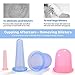 Ohuhu Silicon Cupping Therapy Set for Cellulite Body Massage Vacuum Suction Cups, 4 Pack (Anti Cellulite Cup)