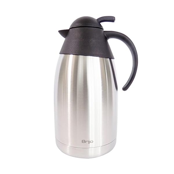 Coffee Carafe Thermal Insulated Large 12 Cup 68 Ounce 2 Liter Capacity