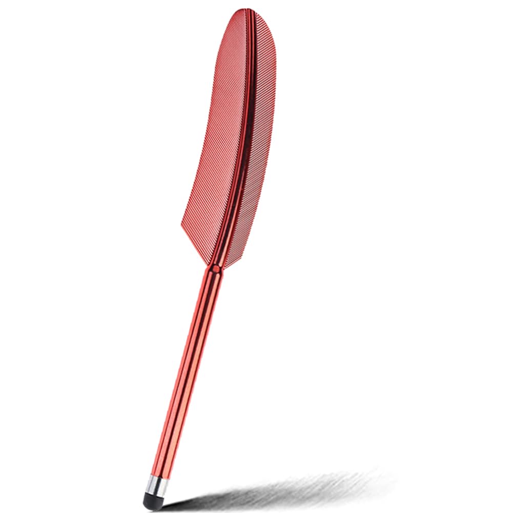S Pen Replacement, Stylus Pens for Touch Screens, Input pen for Z Fold6, Multicolor Feather Stylus Compatible with Kindle Tablets Fold6/Fold5/Fold4/Fold3 Smartphones-Red