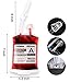 Blood Bags for Drink Dispenser Party Supplies, Reusable IV Drink Bags for Nurses Day, Halloween, Graduation, Theme Party Costume Favors, Set of 20