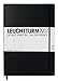 LEUCHTTURM1917 - Notebook Hardcover Master Slim A4+ - 123 Numbered Pages for Writing and Journaling (Black, Plain)