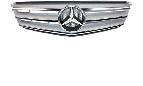 Mercedes Benz Front Grille Grill W204 C250 C300 C350 A2048800023, Compatable with Mercedes C Class Sedan 2008-2014, Black