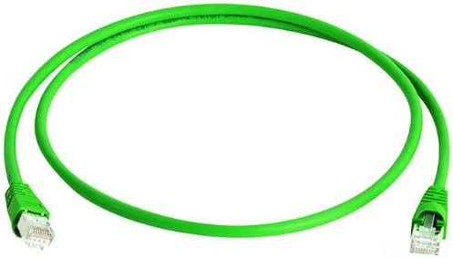 Telegärtner MP8 FS 500 LSZH 0.25m Cat6a SF/UTP (S-FTP) Green Network Cable (0.25m, Cat6a, SF/UTP (S-FTP), RJ-45, RJ-45, Green)