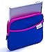 Neoprene Tablet Sleeve Pouch Bag (up to 10.1 Inches) for iPad Waterproof & Shockproof Case with Side Storage Pocket