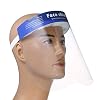 Decdeal 10Pcs/Pack Disposable Safety Face Shield Fluid Resistant Full Face Mask Transparent Single Use Mask Visor Protection from Splash and Splatter