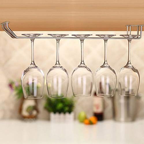 5 Stemware+Hanging+Cabinet+Stainless+Finish+Wine