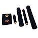 Fantastic Job Black 2 Tier Velvet Bracelet Organizer T-Bar Jewelry Display Bangle Tower