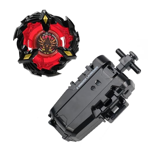 DEZAWRTY X Top with String Launcher Set, X Soar Phoenix Series,Attack Type Right Spining Top, Great Start Set for Beginners Battling Game