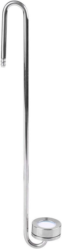 CO2 Atomizer Stainless Steel Long Straight Tunnel Carbon Dioxide Diffuser Atomiser for Aquarium Plants Marine Fish Tanks (300 mm)