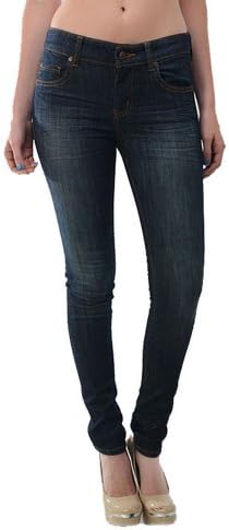 Nine Planet Women's Stretch Skinny Jean With 5 Pockets -9 Dark Stone