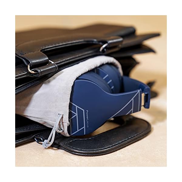 PowerLocus-P6-Bluetooth-Headphones-Over-Ear-Wireless-Headphones-Super-Bass-Hi-Fi-Stereo-Sound-20Hrs-Battery-LifeSoft-Earmuffs-Headphones-with-Mic-Voice-Assistant-for-iPhoneAndroidLaptopsPCTV PowerLocus P6 Bluetooth Headphones Over Ear, Wireless Headphones, Super Bass Hi-Fi Stereo Sound, 20Hrs Battery Life,Soft…