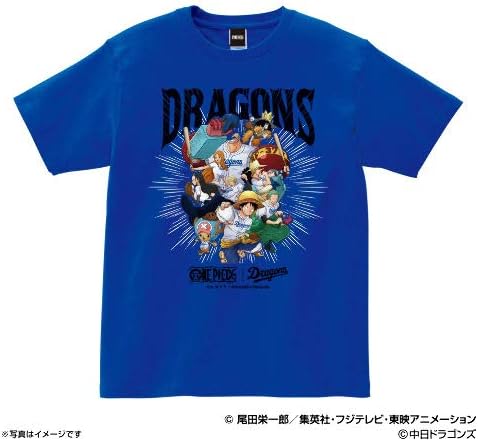 Space Age 中日ドラゴンズ グッズ 春の新作続々 ｔシャツ ロイヤルブルー 麦わらの一味 ワンピース ドラゴンズ