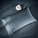 Dazzfond Duvet Cover Queen, Egyptian Cotton 3 Piece Luxury Bedding Set-Zipper Closure & Corner Ties, Solid Color Breathable Washable Comforter Protector (Ocean Teal)