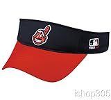 Cleveland Indians Officially Licensed MLB Adjustable Velcro Adult Visor