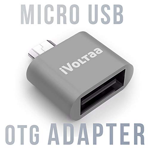 iVoltaa MC2A Micro USB to USB A OTG Adapter (Space Grey)