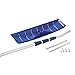 Snow Joe Telescoping Roof Rake, Extendable Leaf & Snow Shovel with Poly Blade, 25 Inch Wide