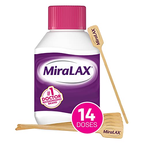 MiraLAX Gentle Constipation Relief Laxative Powder with Stirrer, Stool