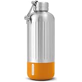 BLACK + BLUM Explorer Insulated Water Bottle | Leakproof | 29 oz | Orange | 24H Cold &amp; 12H Hot, Vacuum Insulated, Stainless Steel, Easy Carry Loop, BPA Free, Hiking, Gym &amp; Everyday Hydration