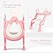 KIDPAR Potty Training Seat for Kids,Adjustable Toddler Toilet Potty Chair with Sturdy Non-Slip Step Stool Ladder, Comfortable Handles and Splash Guard, Easy to Assemble Toilet Seat for Boys and Girls