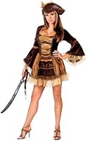 FunWorld Women's Sassy Victorian Pirate Costume