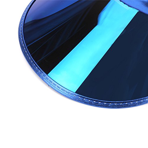 UV Sun Visor Hat Golf Hat Hiking Helmet Cap Transparent Color Sun Protection Cap(Golden) - Thumbnail 5