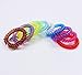 BIHRTC Pack of 30 Colorful Flexible Spiral Wrist Coil Keychain Stretchable Coil Spring Wristband Wrist Coil Key Ring for Office, Workshop, Shopping Mall, Sauna, Gym,Pool