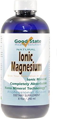 Good State - Liquid ionic minerals magnesium - NATAMYCIN (96 servings at 100 mg elemental - plus 2 mg fulvic acid) 8 floz