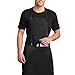 Avorast Black Aprons 2 Pack Water Drop Resistant Chef Kitchen Cooking Bib Apron Pockets Adjustable Strap Men Women Chefs Bakers, Black