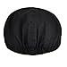 VOBOOM Ivy caps Herringbone Cotton Flat caps Light Newsboy caps Cabbie Hat (Black)