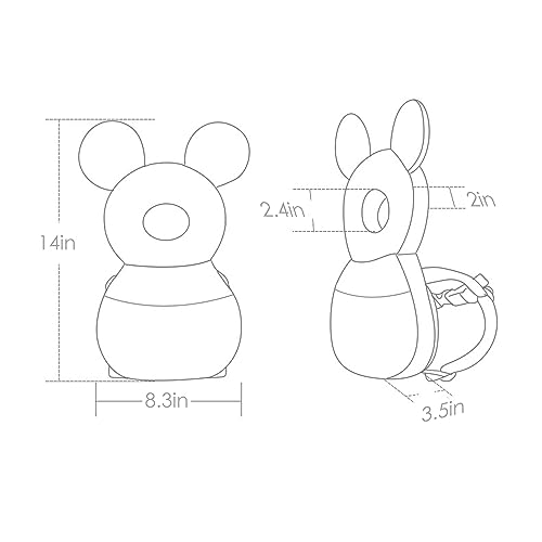 Disney baby Toddler Baby Head Protection Backpack for Walking Crawling