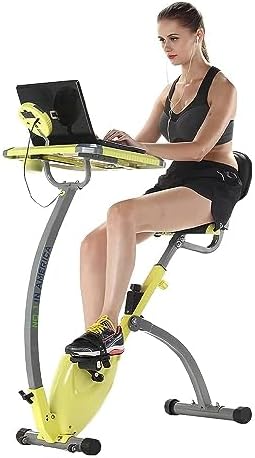 COOLBABY Home Exercise Bike, Super Quiet, Two-way Folding
