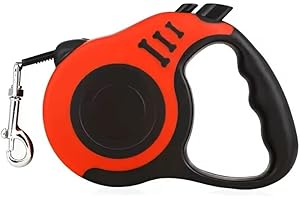16 ft Retractable Pet Leash (Red)