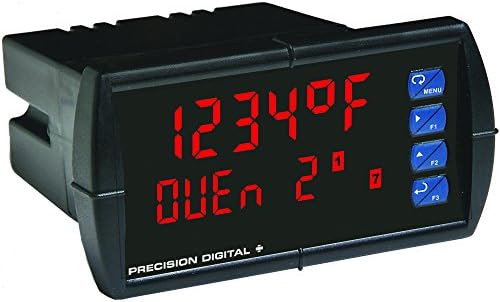 Precision Digital PD7000-6R7: Temperature Meter; NEMA 4X, 1/8 DIN, 4 Relays &amp; 4-20mA Out