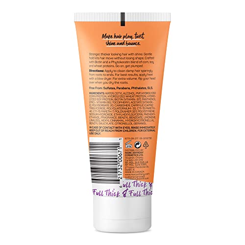 Marc Anthony Hair Thickening Cream, Instantly Thick Hydrolyzed Corn, Wheat & Soy Proteins