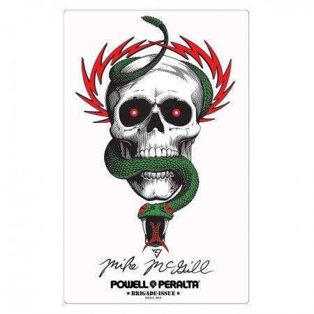 Powell Peralta Skateboard Sticker Bones Brigade Mike McGill 