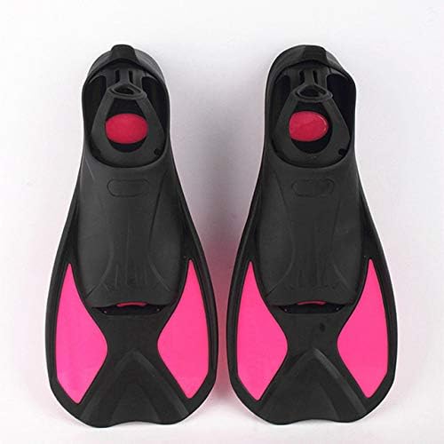 Rootbaby Swimming Flippers Snorkel Fins Snorkeling Diving Adult Men Womens Kids for Swimming or Training in The Pool and in The Sea (Pink, Medium)