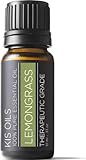 Lemongrass  100% Pure Essential Oil Therapeutic Grade- 10 Ml (Lemongrass, 10ml)
