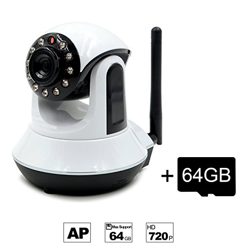 Besteye WI8800 HD1280*720P H.264 WIFI IP Camera+64GB Micro SD Card 1.0M Pixels IR Cut Night Vision Wired/Wirless AP Mode Support 64GB TF Card Baby Camera-White+Black Besteye WI8800 HD1280*720P H.264 WIFI IP Camera+64GB Micro SD Card 1.0M Pixels IR Cut Night Vision Wired/Wirless AP Mode Support 64GB TF Card Baby Camera-White+Black