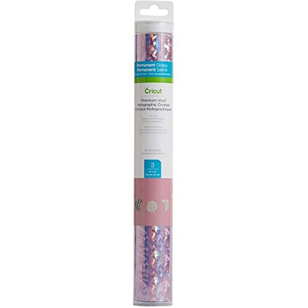 Cricut Premium Vinyl Holographic Crystals Sampler, Sensei – Permanent