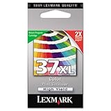 1 X New-Lexmark 18C2180 - 18C2180 (37XL) High-Yield Ink, 500 Page-Yield, Tri-Color - LEX18C2180
