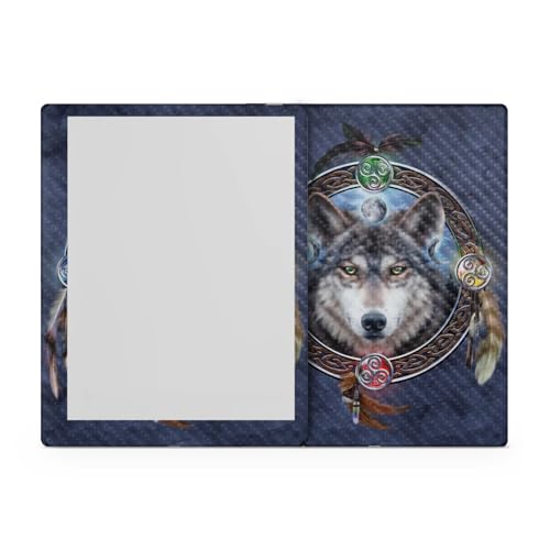 Carbon Fiber Tablet Skin Compatible with BOOX Go 10.3 (2024) - Wolf Dreamcatche…